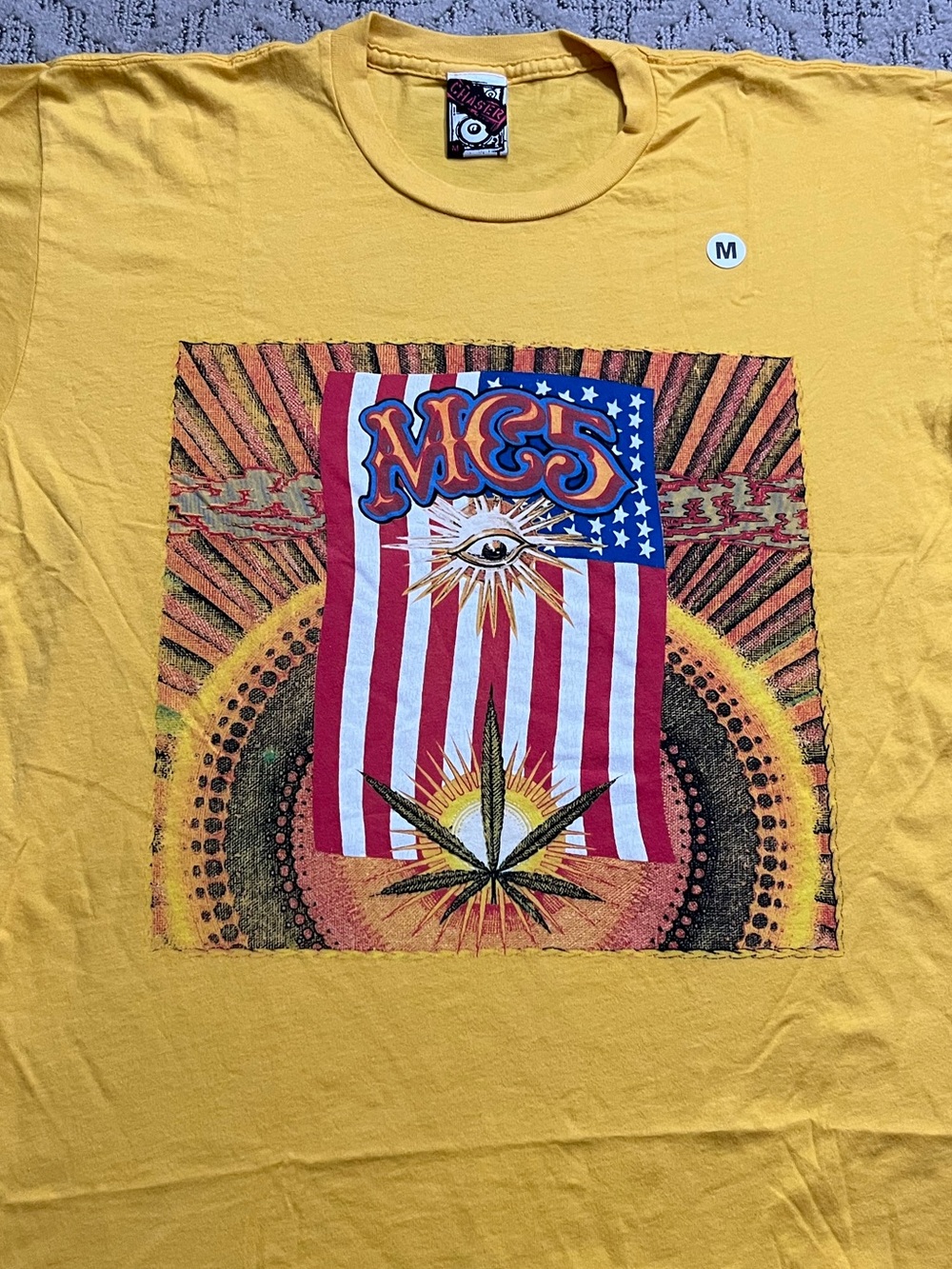 🎸 '02 MC5 Band Detroit Is Burning Extreme Rare Vintage 420 Unworn Chaser Tee